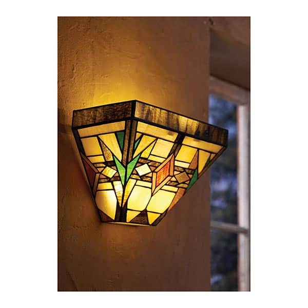 Wireless Wall Sconce - Mission Style