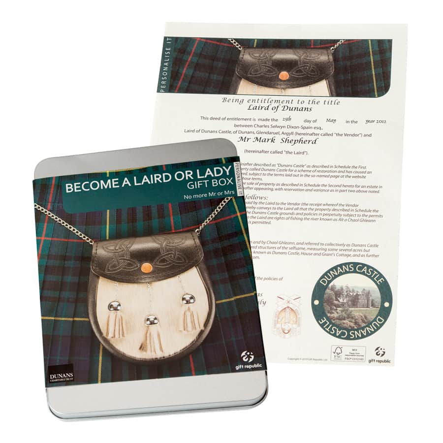 Become a Scottish Laird or Lady Kit