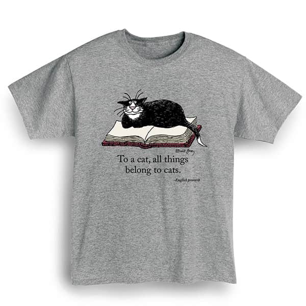 Edward Gorey - "To A Cat" Shirts