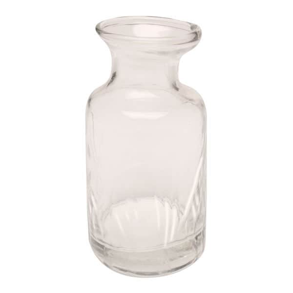 Petite Glass Vases Set: Clear Glass Set