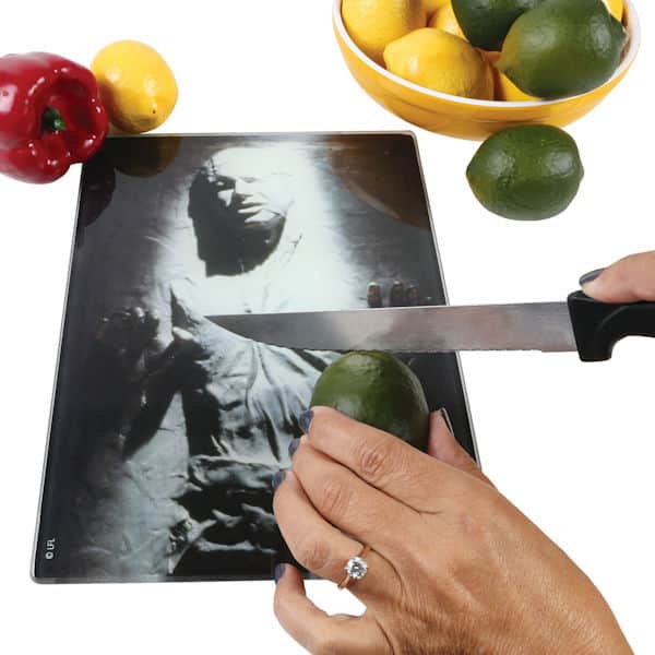 Star Wars&#8482; Han Solo Frozen In Carbonite Glass Tempered Cutting Board