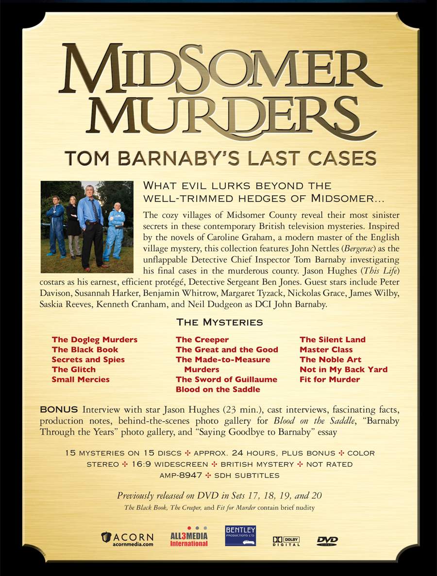 Midsomer Murders: Tom Barnaby's Last Cases DVD