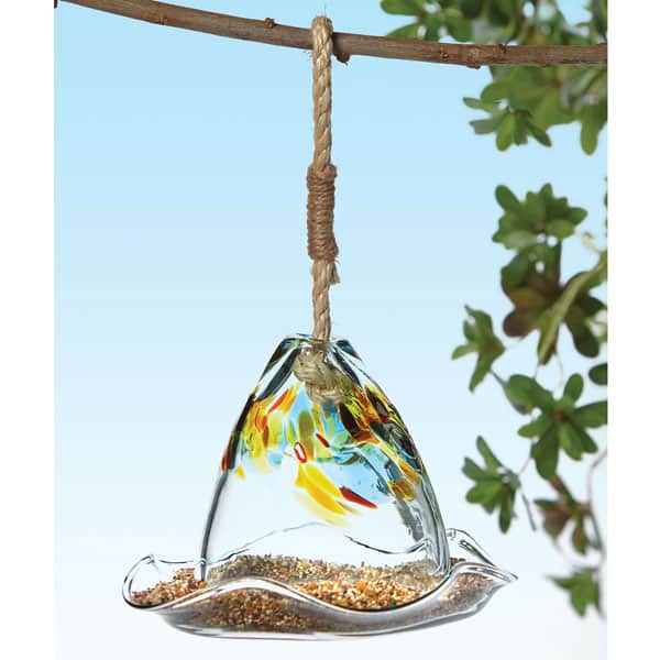 Art Glass Bird Feeder