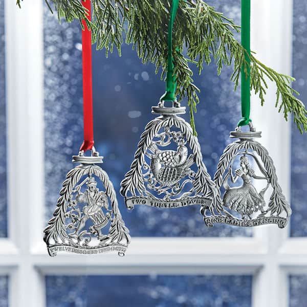 12 Days of Christmas Ornaments Set