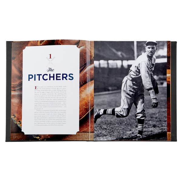 Personalized Leather-Bound National Baseball Hall of Fame Collection Hardcover Book