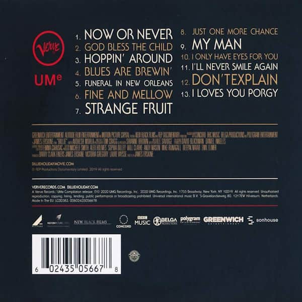 Billie: The Original Soundtrack CD