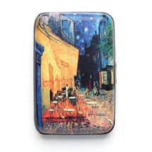 Alternate image Fine Art Identity Protection RFID Wallet - van Gogh Caf&eacute; Terrace
