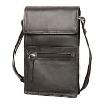 Alternate image Slimline Leather Crossbody Bag