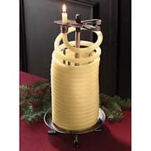 Alternate image Beeswax Coil Candle with Stand
