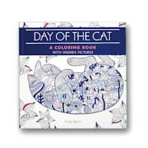 Alternate image Day of the Cat: A Coloring Book with Hidden Pictures