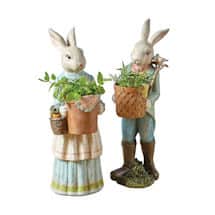 Alternate image Mrs. Rabbit Garden Sculptures