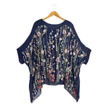 Alternate image Women's Wildflowers Tunic - Embroidered Floral Top with Tank