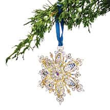 Alternate image Shimmering Snowflake Ornament