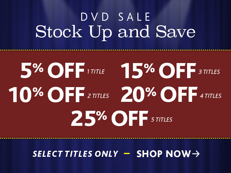 Stock Up & Save on select titles. Buy 1 title, save 5%. Buy 2 titles, save 10%. Buy 3 titles, save 15%. Buy 4 titles, save 20%. Buy 5 titles, save 25%. Limited Time Only!