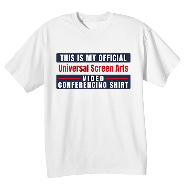 Product image for This is My Official ----------- Video Conferencing T-Shirt or Sweatshirt