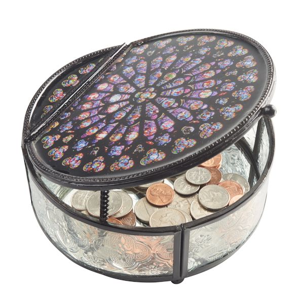 Product image for Notre Dame Rose Window Trinket Box