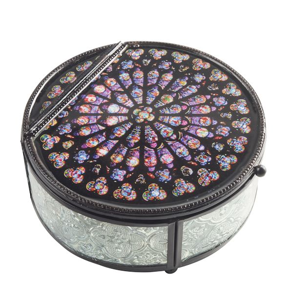 Product image for Notre Dame Rose Window Trinket Box