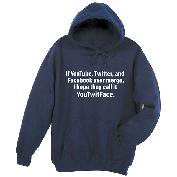 Social Media Merge T-Shirt or Sweatshirt