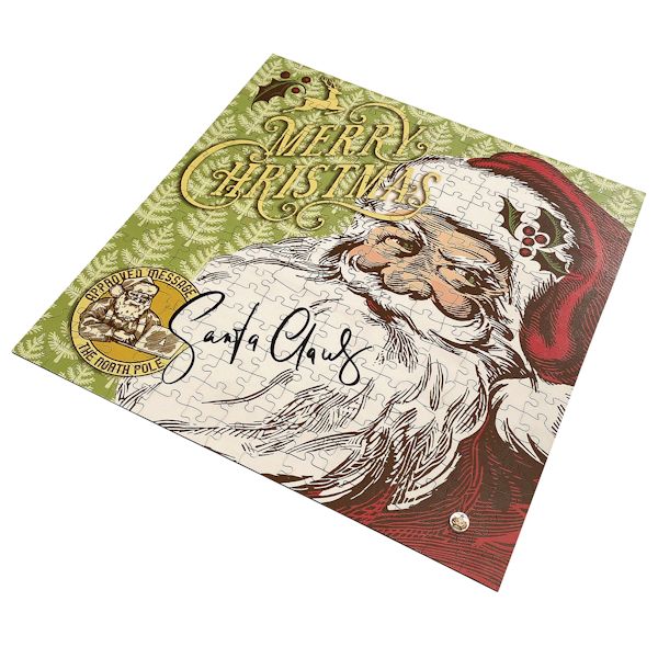 Product image for Vintage Christmas Advent Calendar and Puzzle