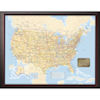 Product image for Personalized USA Traveler Map Set - Framed