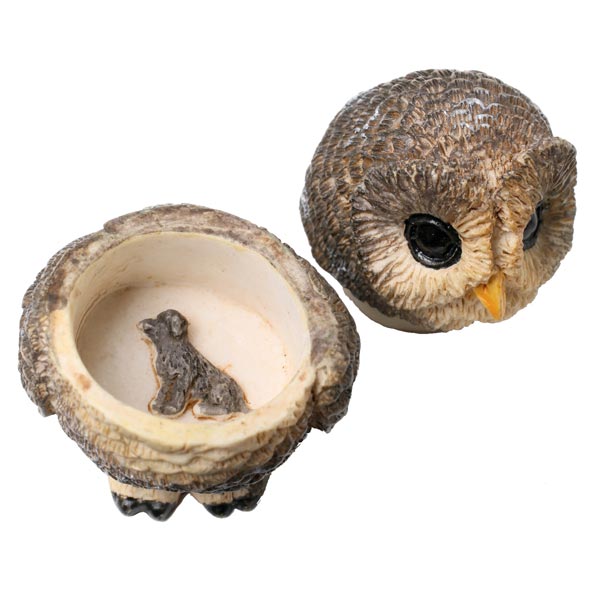 Owl Pot Bellys&reg; Boxes - Spotted Owl