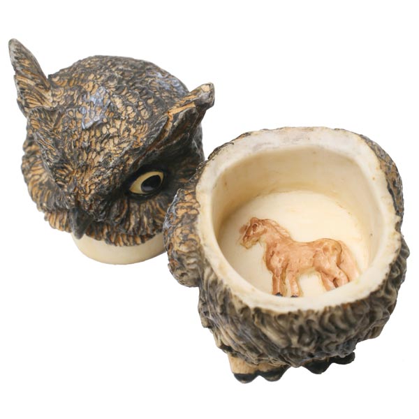 Owl Pot Bellys&reg; Boxes - Screech Owl