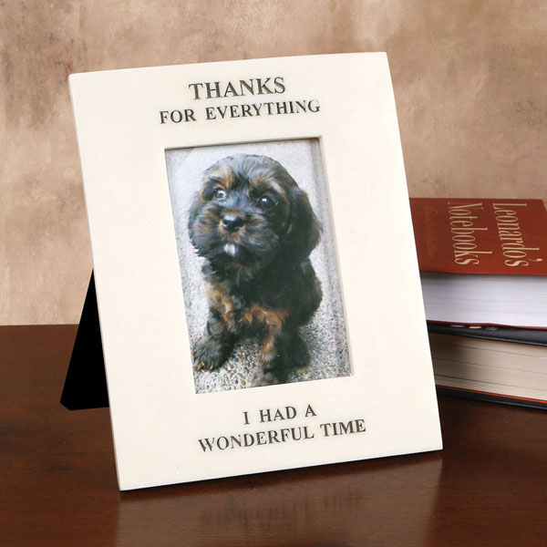 Product image for 'Thanks for Everything' Pet Memorial Frame