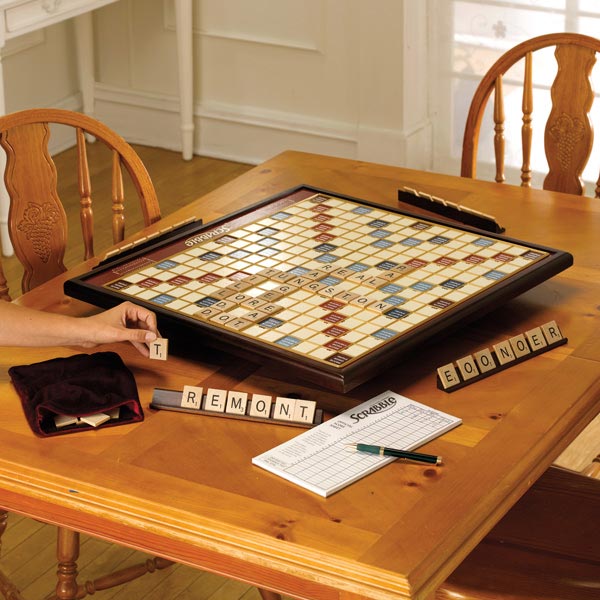Product image for Giant Scrabble Deluxe with Rotating Board