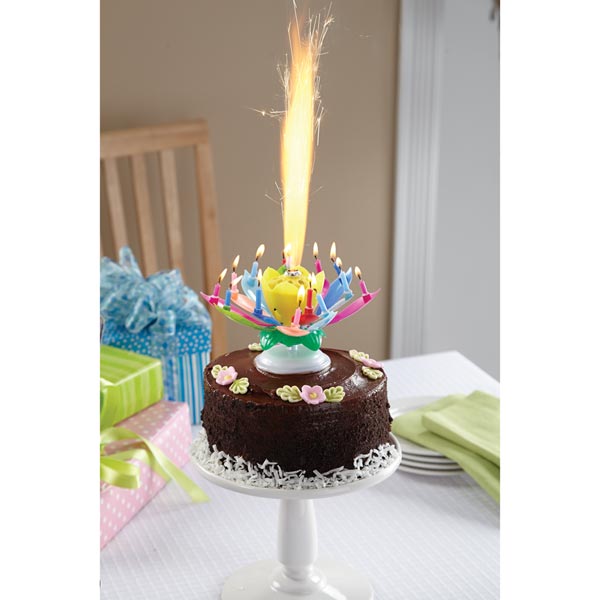 Product image for Musical Spinning Birthday Candle