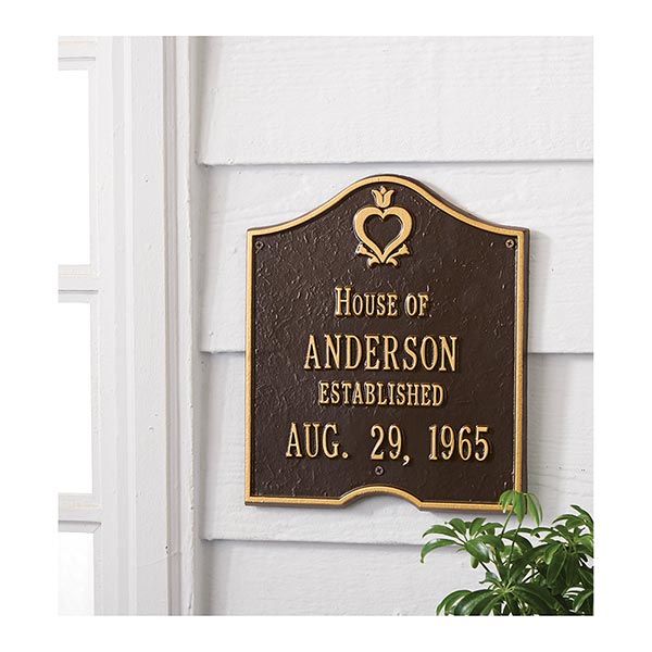 Personalized House Of... Wall Plaque