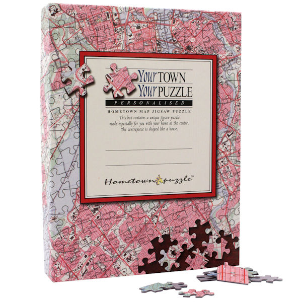 Product image for Personalized Hometown Jigsaw Puzzle - Canadian Edition
