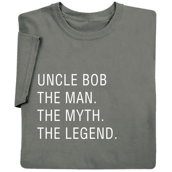 Product image for Personalized Man, Myth, Legend T-Shirt or Sweatshirt