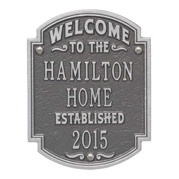 Product image for Personalized Heritage Welcome Anniversary Plaque