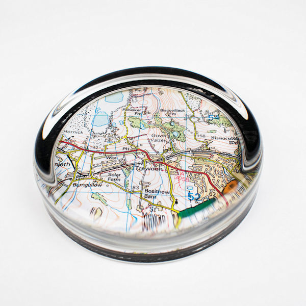 Product image for Personalized Map Paperweight - Centered on your address