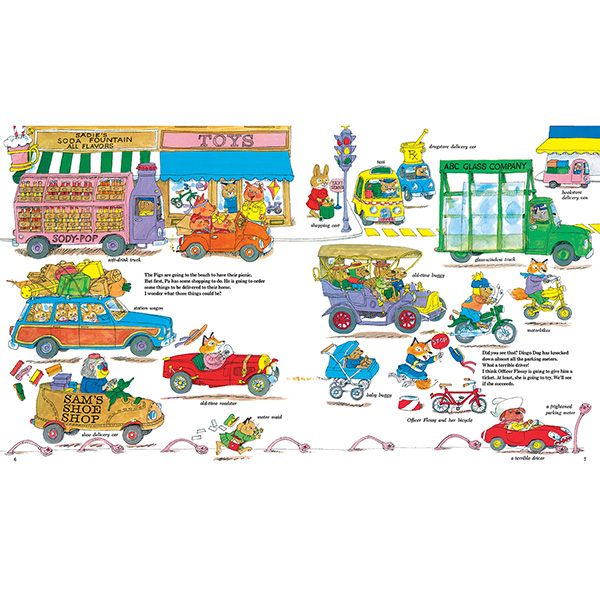 Richard Scarry Cars & Trucks & Things That Go 50th Anniversary Edition