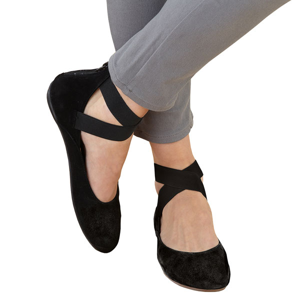 Product image for Ballet Flats - Suede Arabesque