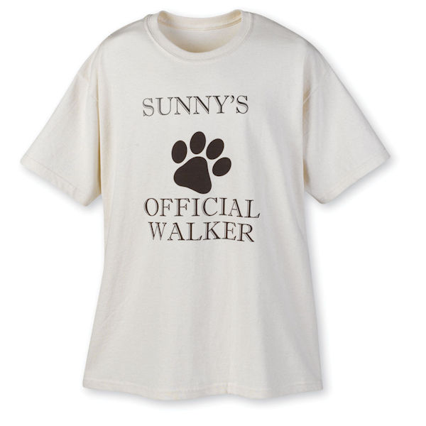 Product image for Personalized Official Walker T-Shirt or Sweatshirt