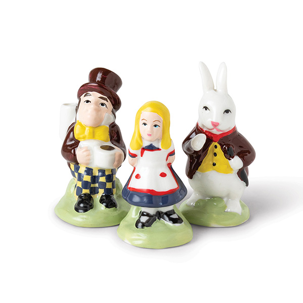 Alice In Wonderland Cake Toppers - Set of 9