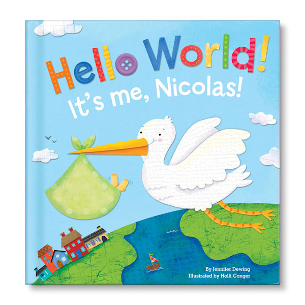 Product image for Personalized Hello, World! Board Book - Boy