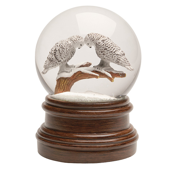 Product image for Perfect Pair Owl Snow Globe