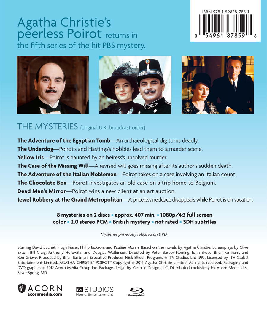 Agatha Christie's Poirot: Series 5 Blu-ray