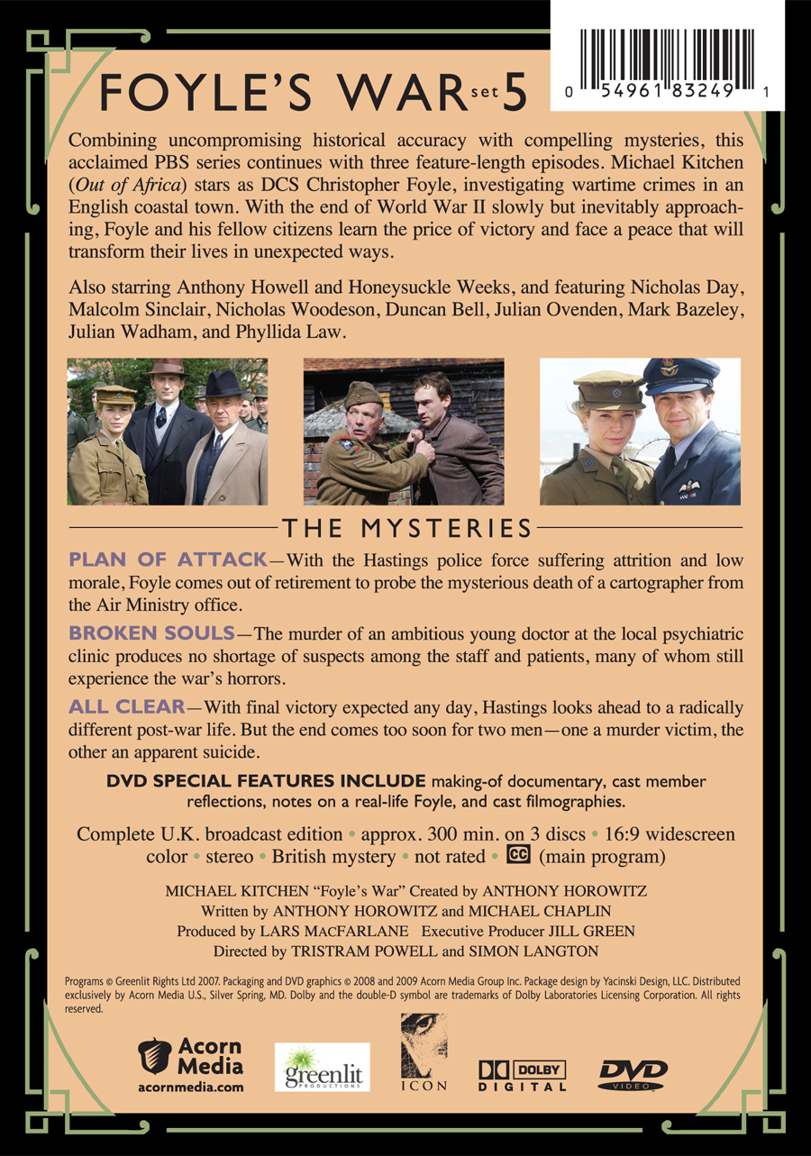 Product image for Foyle's War: Set 5 DVD