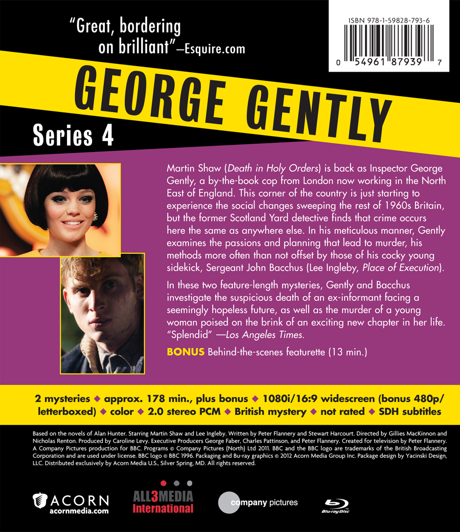 George Gently: Series 4 DVD & Blu-ray