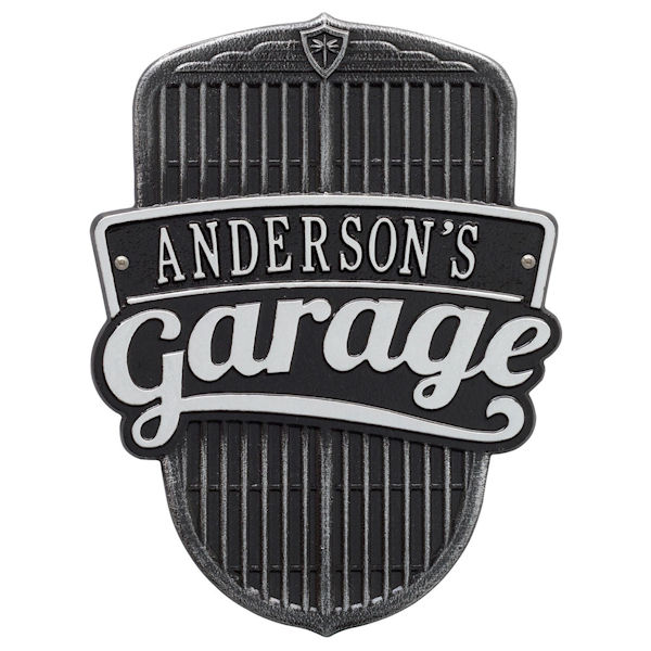 Product image for Personalized Car Grille Garage Plaque