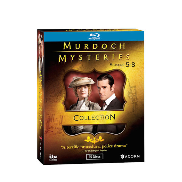 Product image for Murdoch Mysteries Collection: Seasons 5-8 DVD & Blu-ray