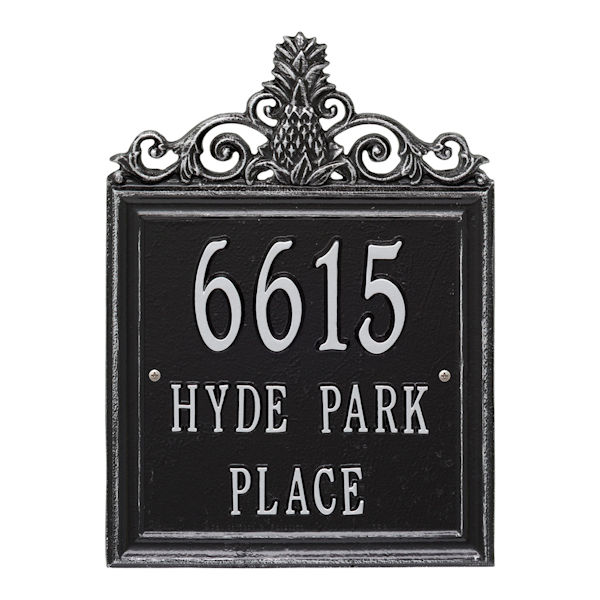 Personalized Pineapple Address Plaque