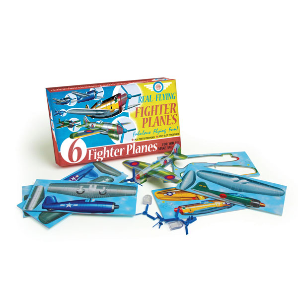 Paper Planes Kits - 6 Fighter Planes