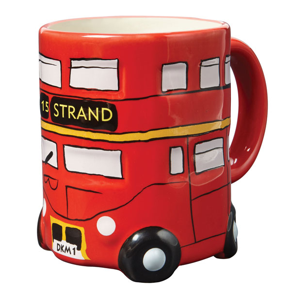 Double-Decker Bus Ceramic Mug