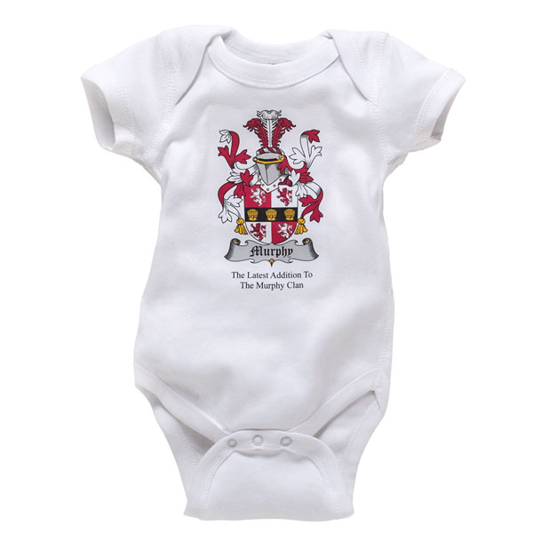 Product image for Personalized Coat-of-Arms Snapsuit