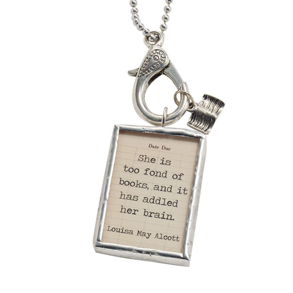 Book Lover Necklace
